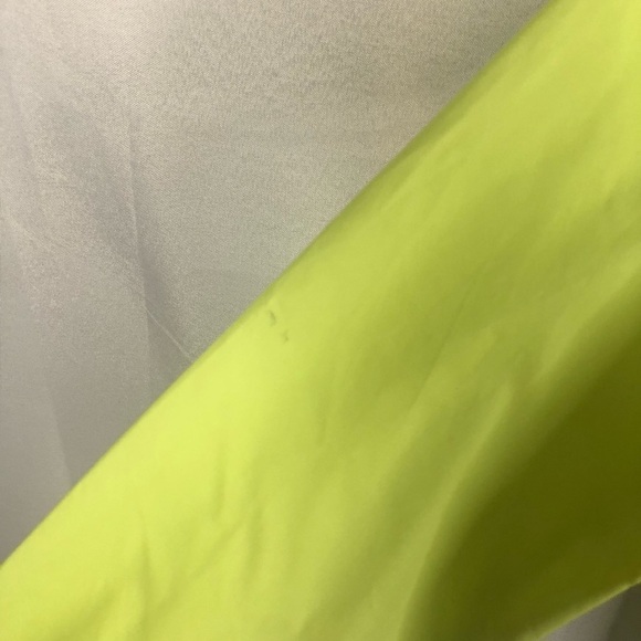 Columbia Bright Neon Yellow Green Packable Lightweight Rain Jacket M - Picture 5 of 6